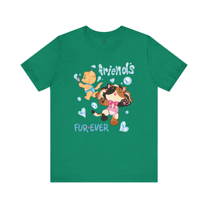 ABDL Short Sleeve Tee | Fur Ever Friends T-Shirt | Crinkle Kit