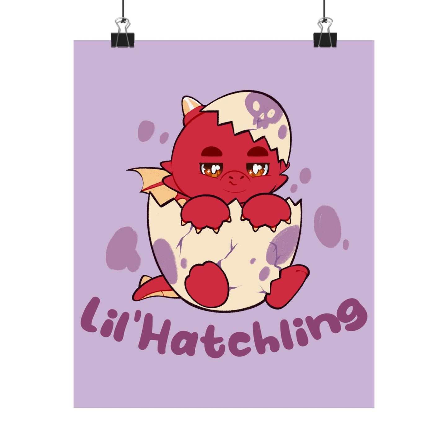 Lil' Hatchling - Playful Matte Posters