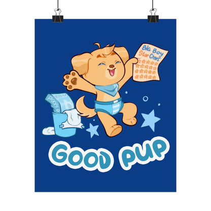 Pup Training Posters | Pup Training Matte Posters | Crinkle Kit