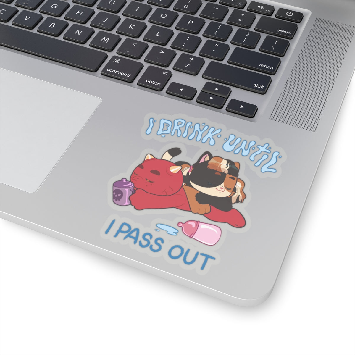 I Drink Until I Pass Out Stickers | ABDL Vinyl Stickers | Crinkle Kit