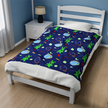 Lil Space - Velveteen Plush Blanket