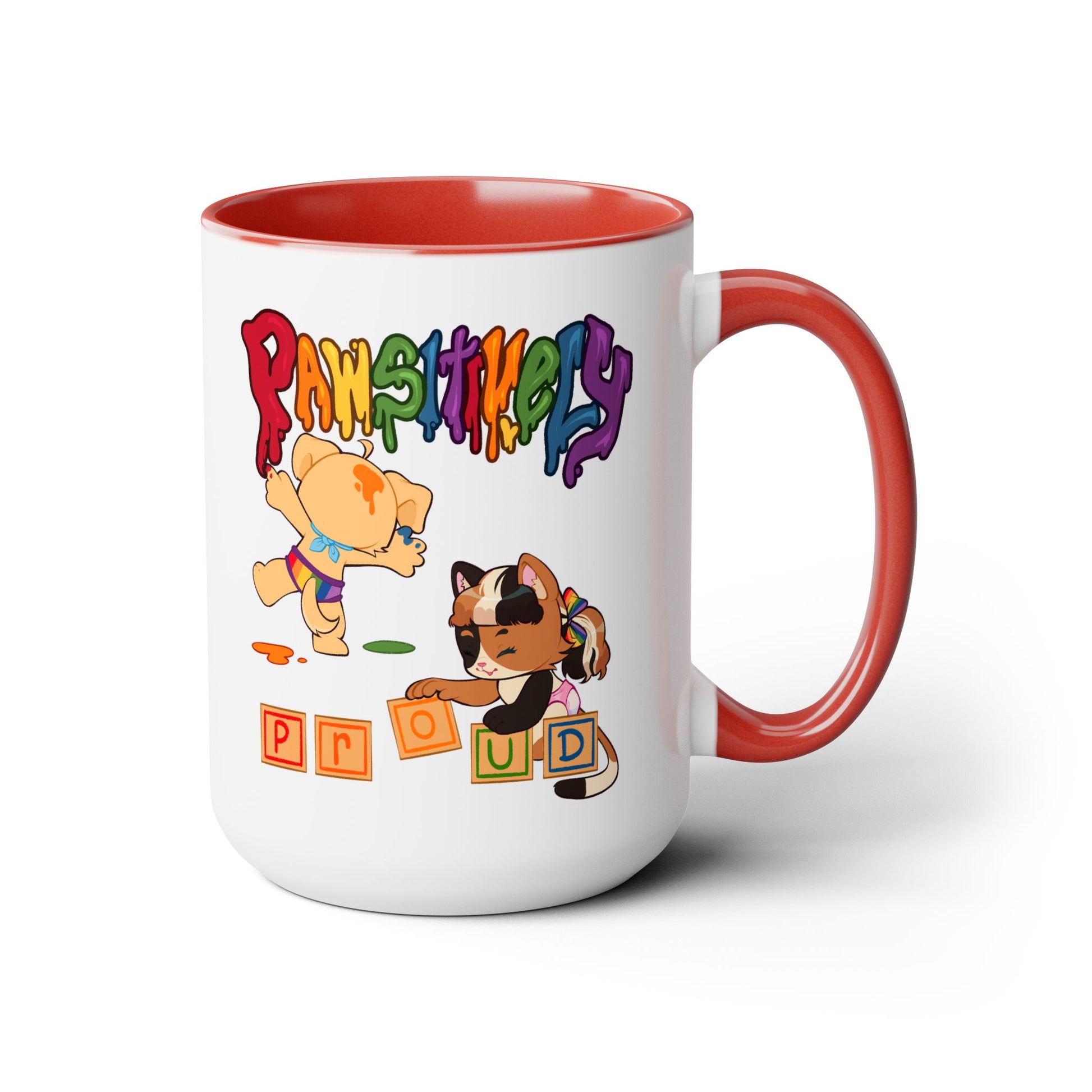 Pawsitively Proud Mugs | ABDL-Themed Coffee Mugs | Crinkle Kit