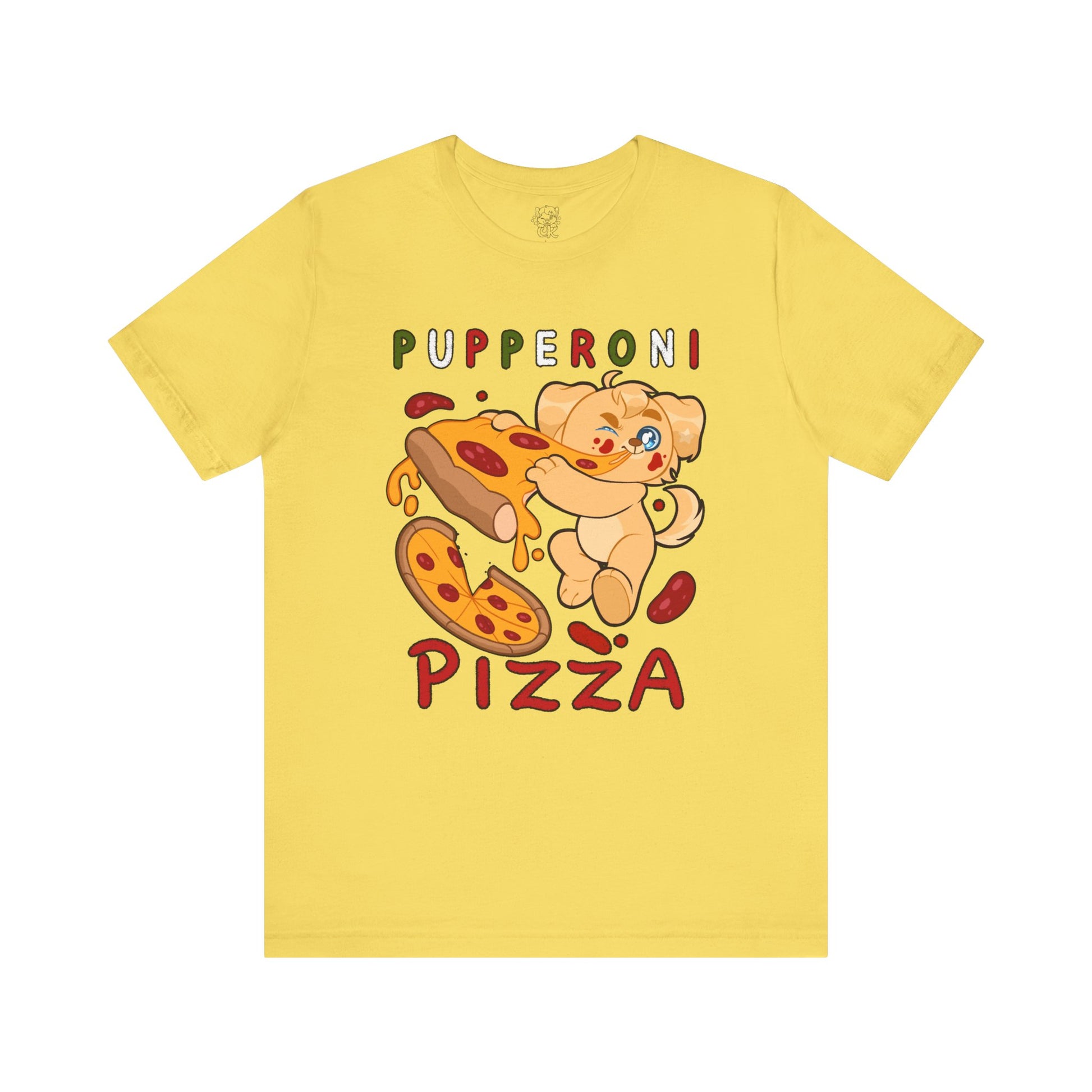 Playful Pupperoni Pizza T-Shirt | ABDL Themed | Crinkle Kit