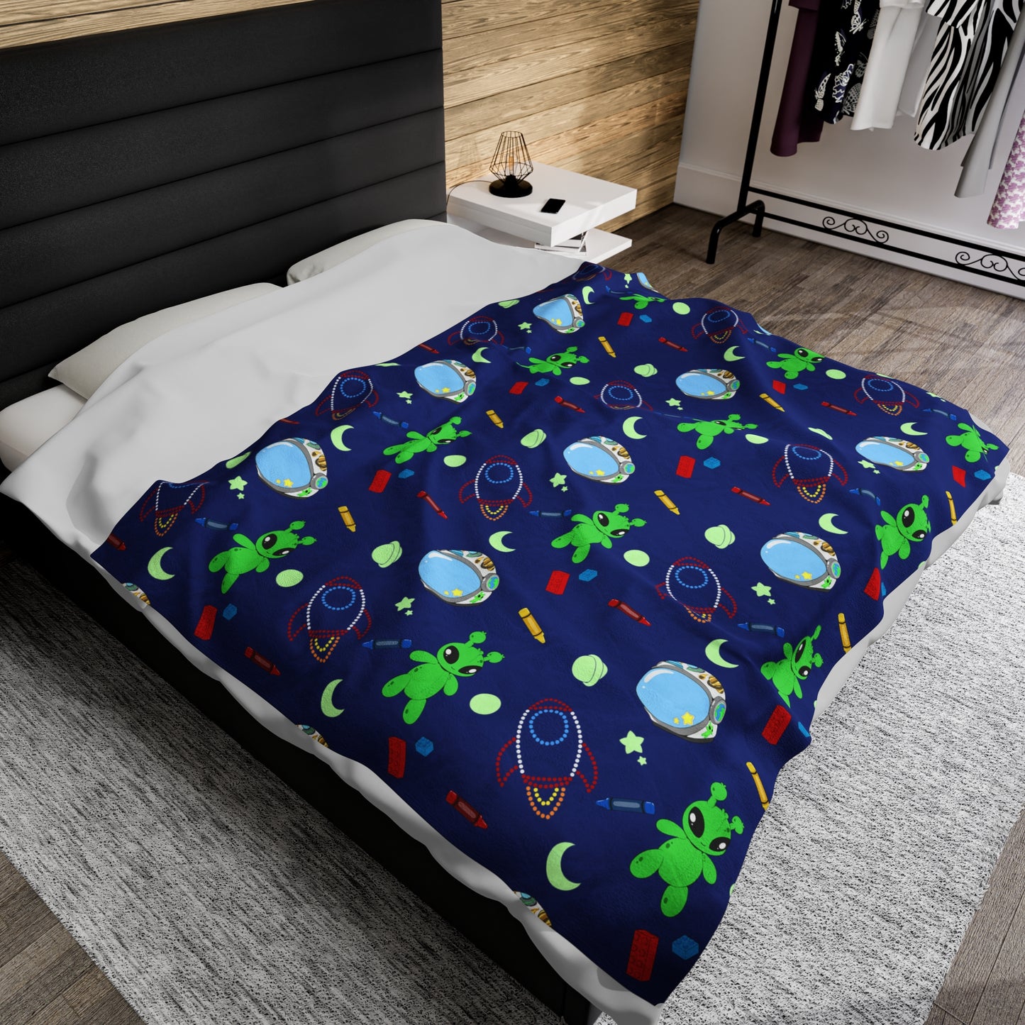 Lil Space - Velveteen Plush Blanket