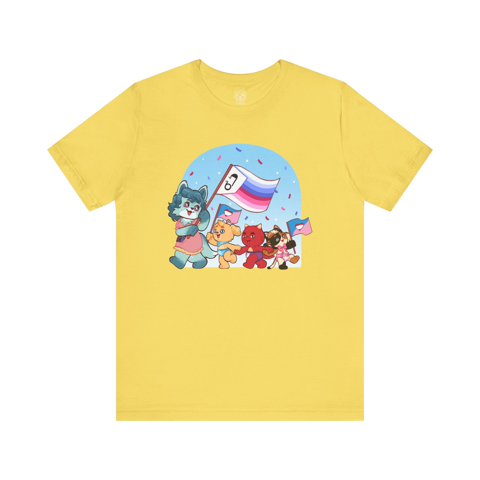 ABDL Pride T-Shirt | Unisex Short Sleeve Tee | Crinkle Kit