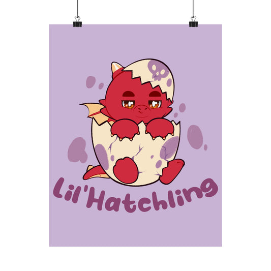 Lil' Hatchling - Playful Matte Posters