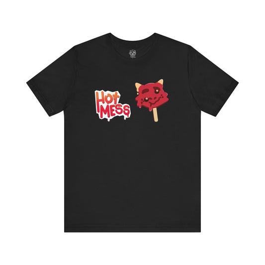 Hot Mess Graphic T-Shirt | Unisex Graphic T-Shirt | Crinkle Kit