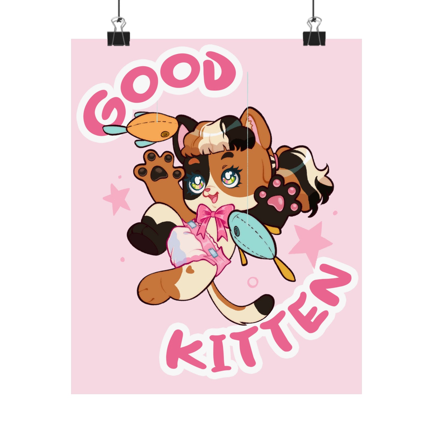 Good Kitten - Playful Matte Posters