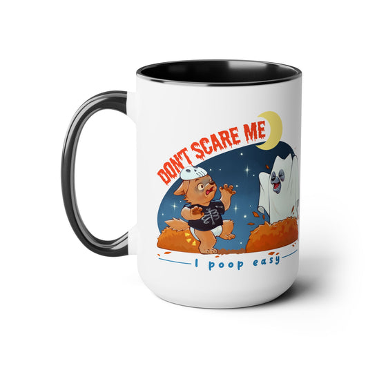 Don't Scare Me Coffee Mug | Personalized Coffee Mugs | Crinkle Kit