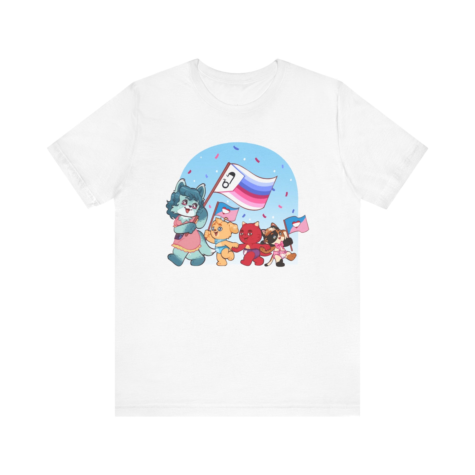 ABDL Pride T-Shirt | Unisex Short Sleeve Tee | Crinkle Kit