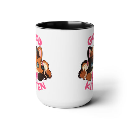 Cat Coffee Cup | Kitten Coffee Mug | Crinkle Kit