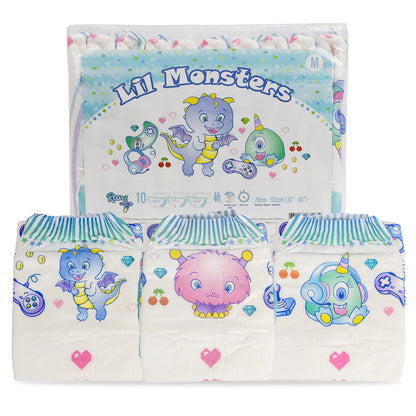 Rearz NEW Lil Monsters Gamer Adult Diapers