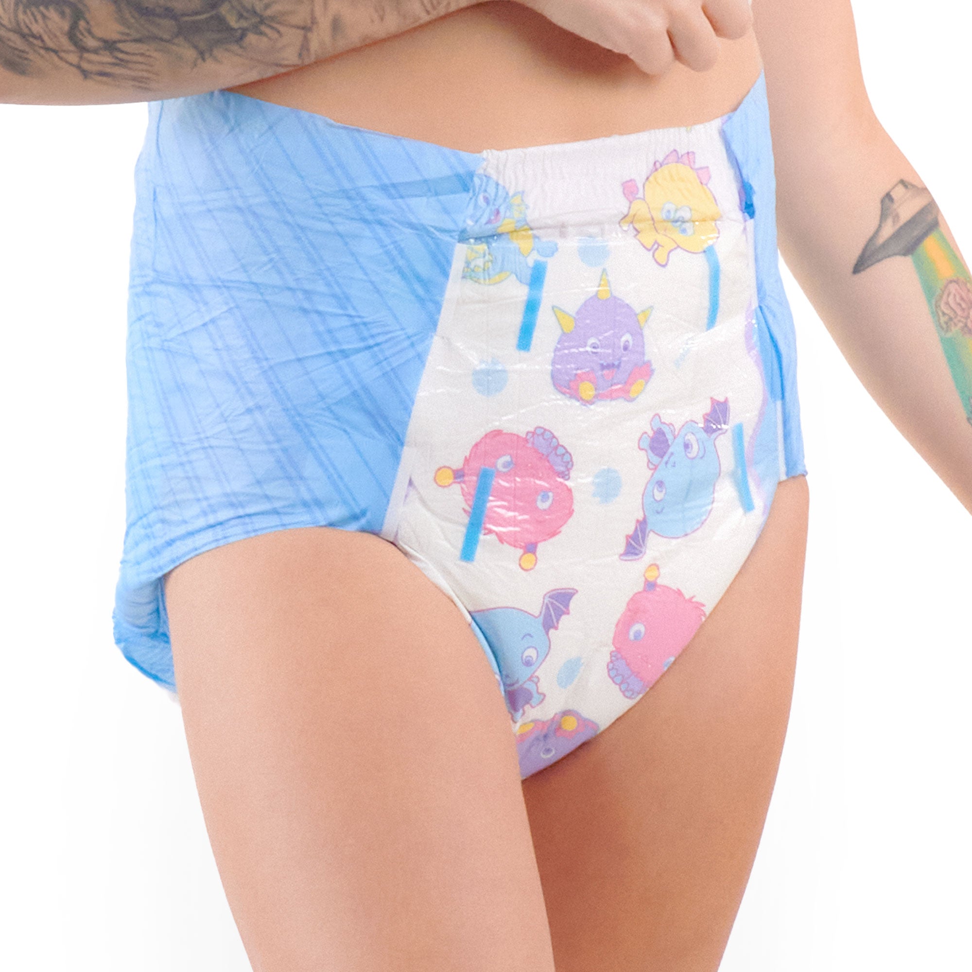 Rearz Lil' Monsters Adult Diapers | Crinkle Kit