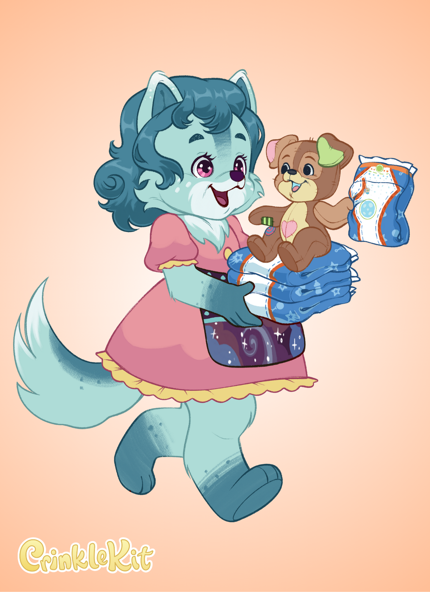 Comet's Little Helper 8" x 11" Poster