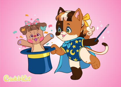 Clover's Magic Show 8" x 11" Poster